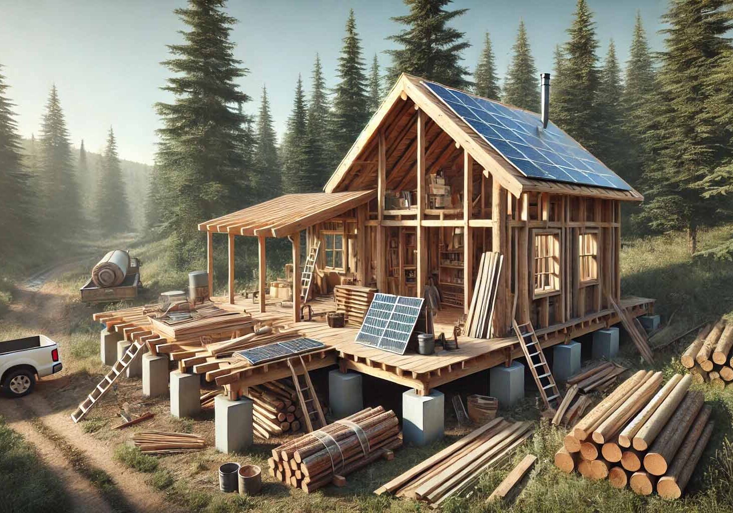 off grid cabins